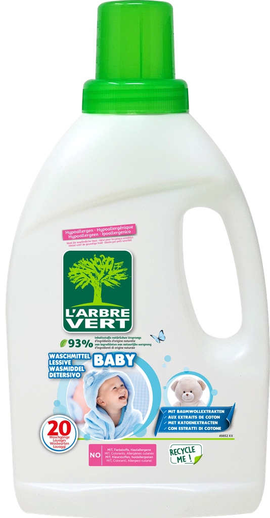 Lessive bébé 1,2L Arbre Vert